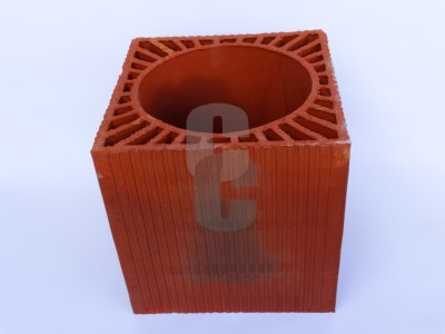 Коминно тяло керамично 32х32х33 ф25- ГОЛЯМО